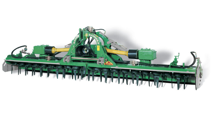 RANGER P Folding Power Harrow - 13' Working Width - Thumbs